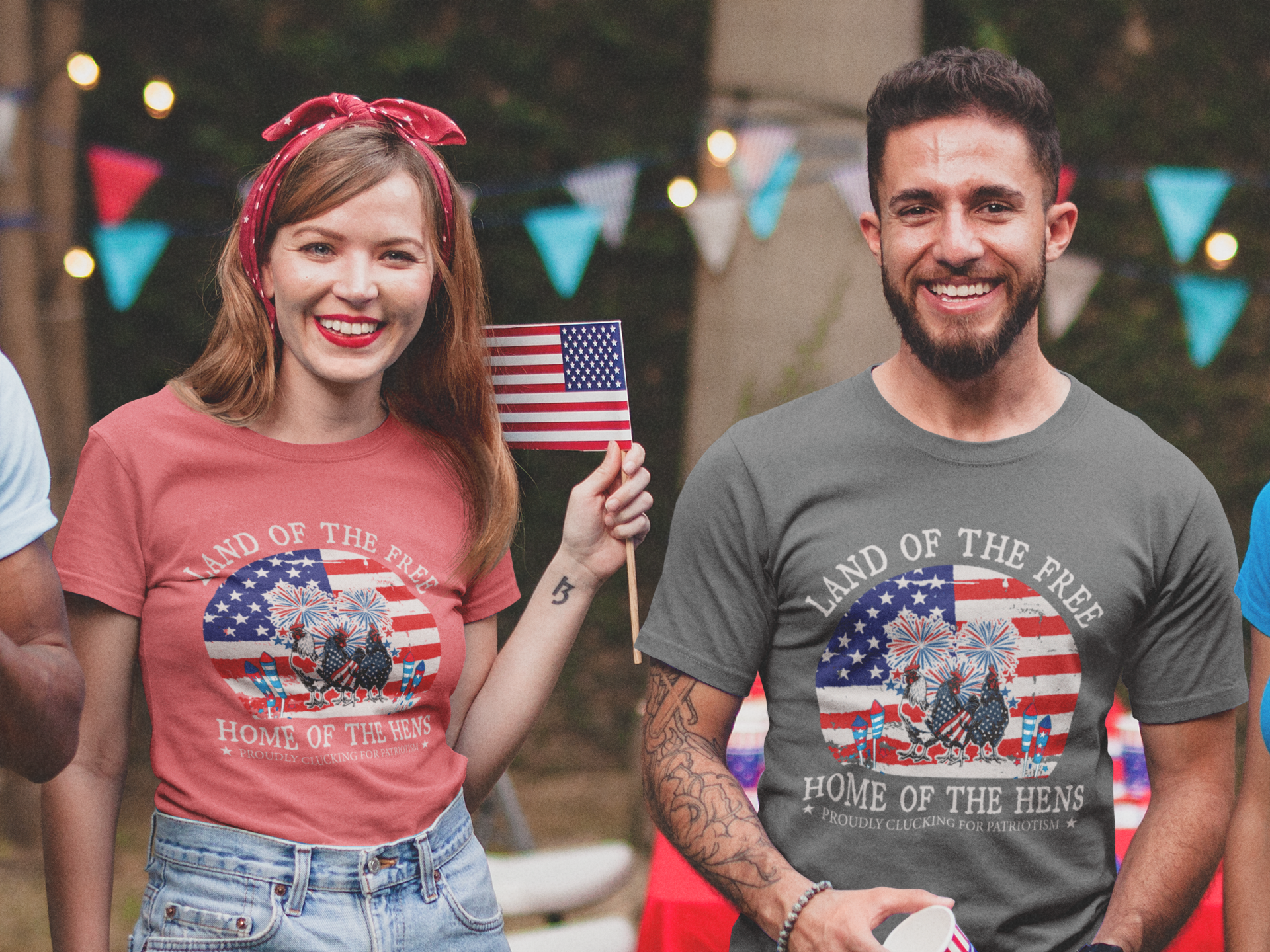 Land of the Free, Home of the Hens T-Shirt
